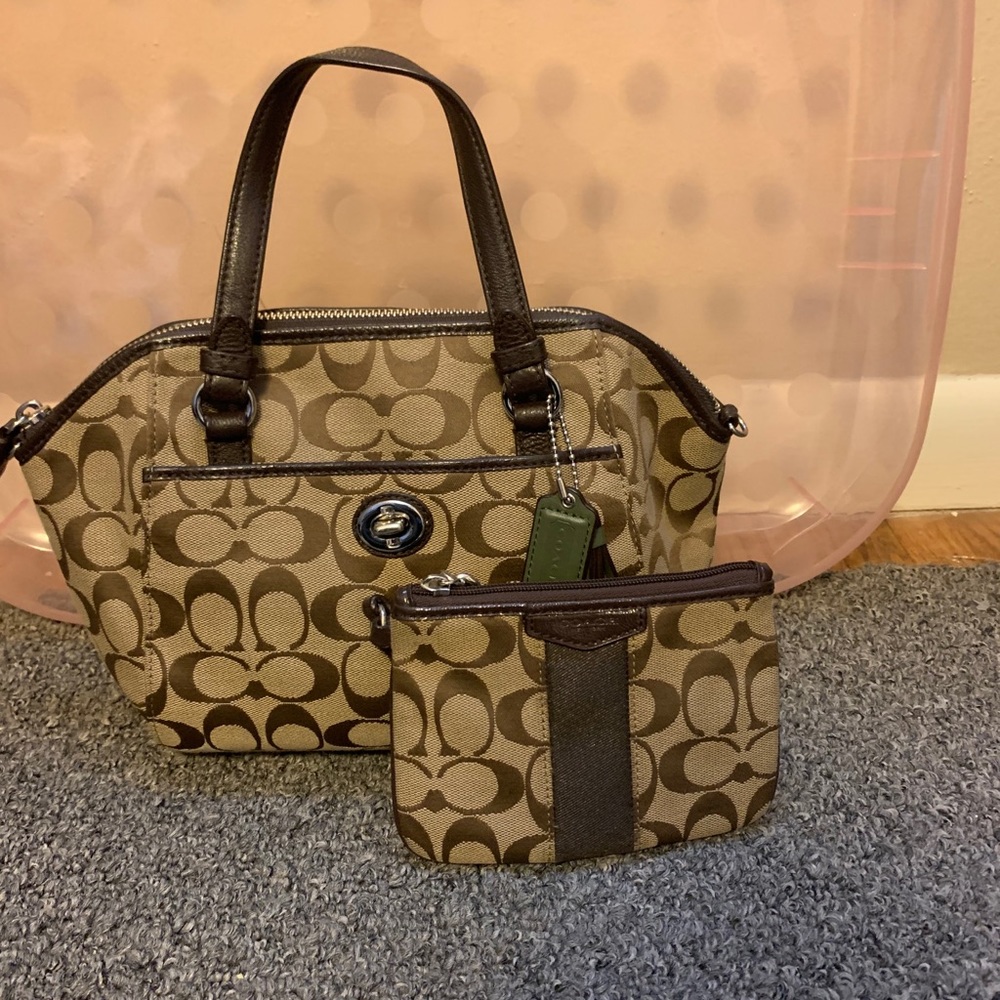 Coach Crossbody with Matching Wristlet